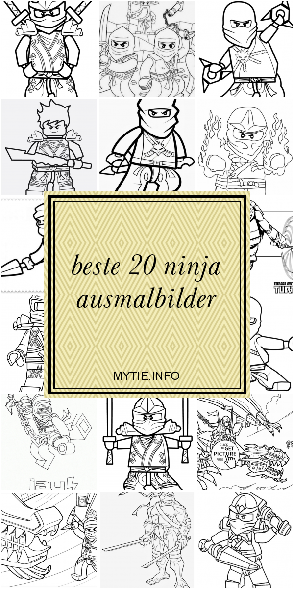 Beste 20 Ninja Ausmalbilder